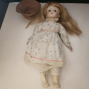 Vintage Porcelain Doll